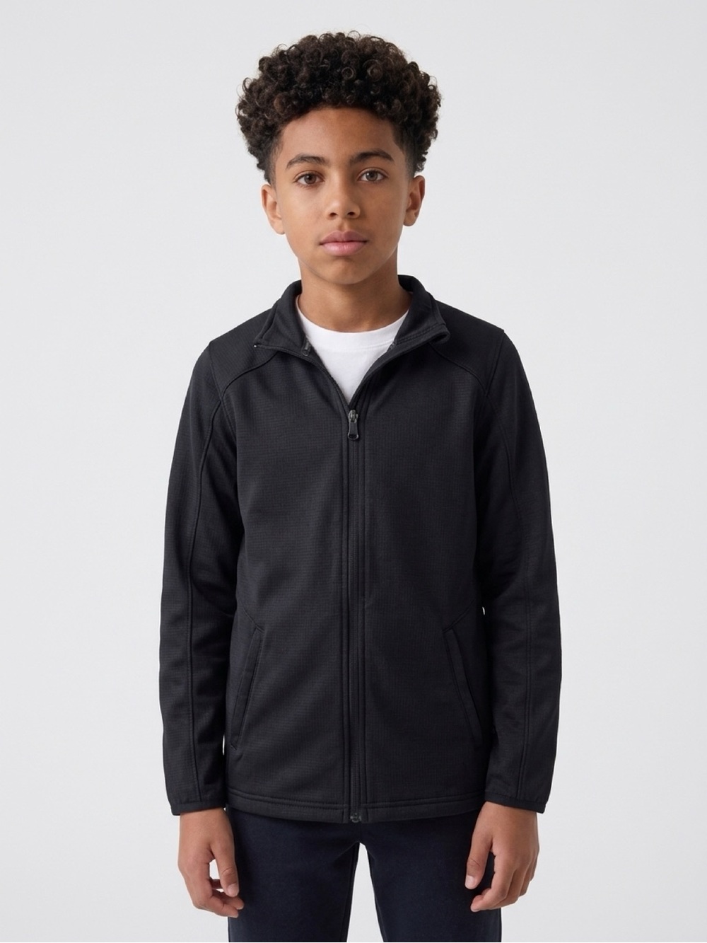 Under Armour Boys' Black Full-Zip Performance Jacket